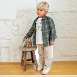 Laranjinha Boys Green & Beige Trouser Set -Outlet Little Gents Set Store laranjinha boys green beige trouser set 464035 e1c596058b61e4f774f28a2ce1e627949b5a4868 outfit