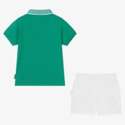 Laranjinha Boys Green & White Cotton Shorts Set -Outlet Little Gents Set Store laranjinha boys green white cotton shorts set 505552 8b4e6abd4b3ef50e201bc3b85594e0a38745b182