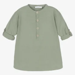 Laranjinha Boys Khaki Green Linen Shirt -Outlet Little Gents Set Store laranjinha boys khaki green linen shirt 440828 9c39213c97c3b6b97f8b0bb79894b1cc53404a54