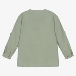 Laranjinha Boys Khaki Green Linen Shirt -Outlet Little Gents Set Store laranjinha boys khaki green linen shirt 440828 a048ec7b6114b6b9621b878fc68407c2ce98a8c7