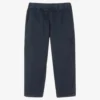 Laranjinha Boys Navy Blue Cotton Trousers