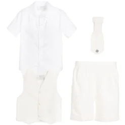 Little Darlings Occasion Boys Ivory Cotton 'Henry' 4 Piece Ceremony Set -Outlet Little Gents Set Store little darlings boys ivory cotton henry 4 piece ceremony set 144659 43a3ee8f71e30f94ccd20a5c7869d2eb0b3be991