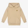 Lyle & Scott Boys Beige Cotton Hoodie