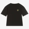 Lyle & Scott Boys Black Cotton Logo T-Shirt