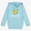 Lyle & Scott Boys Blue Cotton Hoodie