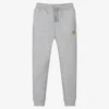 Lyle & Scott Boys Grey Marl Cotton Joggers