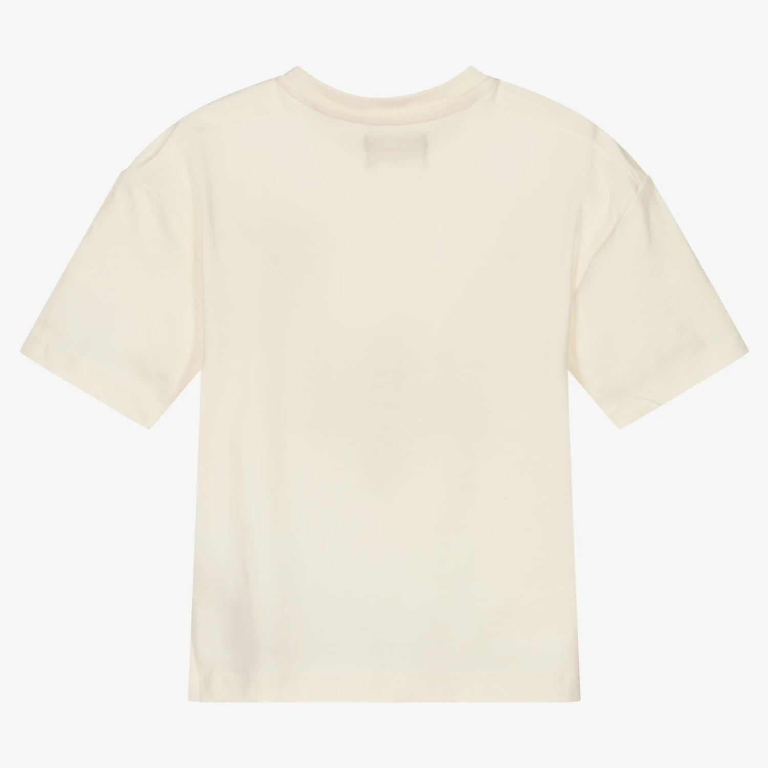 Lyle & Scott Boys Ivory Cotton Logo T-Shirt 2 Lyle & Scott Boys Ivory Cotton Logo T-Shirt - Image 2
