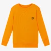 Lyle & Scott Boys Orange Cotton Sweatshirt