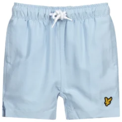 Lyle & Scott Boys Pale Blue Swim Shorts