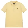 Lyle & Scott Pale Yellow Cotton Polo Shirt
