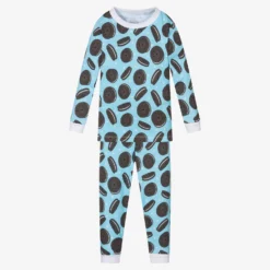 Magnolia Baby Boys Blue Cookies Pyjamas
