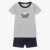 Magnolia Baby Grey Cotton Pirates Pyjamas