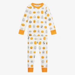 Magnolia Baby Pima Cotton Pumpkins Pyjamas