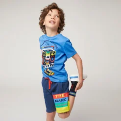 MARC JACOBS Boys Blue Cotton Jersey Shorts -Outlet Little Gents Set Store marc jacobs boys blue cotton jersey shorts 437495 c4db712a267a9ff08908082b63a6aaa78e0c6c7b outfit