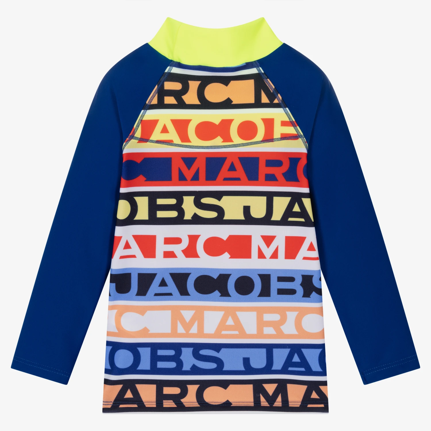 MARC JACOBS Boys Blue Logo Sun Protective Top (UPF40+) 2 MARC JACOBS Boys Blue Logo Sun Protective Top (UPF40+) - Image 2