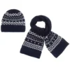 Mayoral Baby Blue Hat & Scarf Set