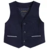 Mayoral Blue Cotton & Linen Waistcoat