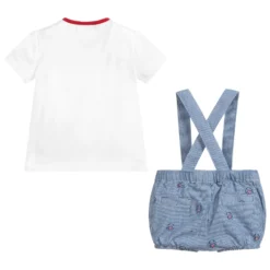 Mayoral Newborn Blue & White Shorts Set -Outlet Little Gents Set Store mayoral blue white shorts set 308771 42ccbd7a5546ff44e17bc7a370b1abb56596ee84