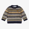 Mayoral Blue & Yellow Knitted Sweater