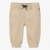 Mayoral Boys Beige Cotton Trousers