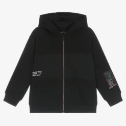Mayoral Nukutavake Boys Black Zip-Up Top