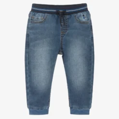 Mayoral Boys Blue Jersey Jeans
