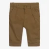 Mayoral Boys Brown Cotton Trousers