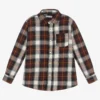 Mayoral Boys Burgundy Red Checked Shirt