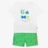 Mayoral Boys Green Shorts Set