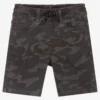 Mayoral Boys Grey Camo Cotton Shorts