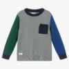Mayoral Boys Grey Colour Block Sweater