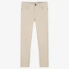 Mayoral Boys Grey Cotton Slim Fit Trousers