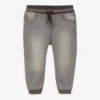 Mayoral Boys Grey Jersey Jogger-Fit Jeans