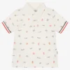 Mayoral Boys Ivory Cotton Polo Shirt