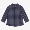 Mayoral Boys Navy Blue Cotton Shirt