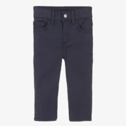 Mayoral Boys Navy Blue Cotton Twill Trousers
