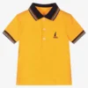 Mayoral Boys Orange Cotton Polo Shirt