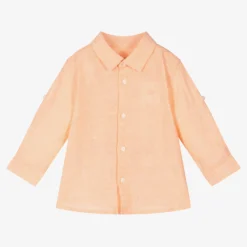 Mayoral Boys Orange Linen Shirt 5 Mayoral Boys Orange Linen Shirt -Outlet Little Gents Set Store mayoral boys orange linen shirt 445964 339ddc2b7897a1bf175e86b559eb9043a2b2771a