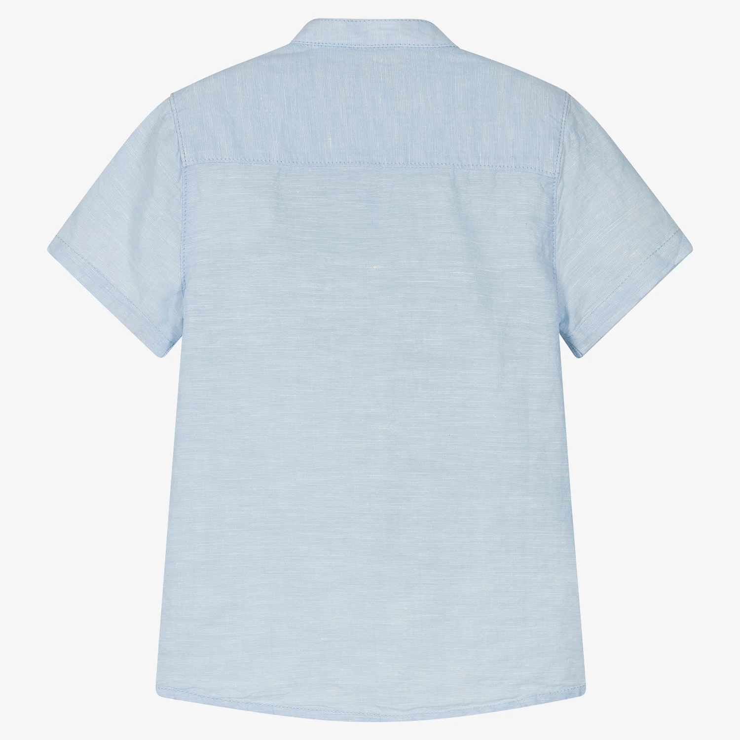 Mayoral Boys Pale Blue Linen Shirt 2 Mayoral Boys Pale Blue Linen Shirt - Image 2