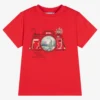 Mayoral Boys Red Cotton Camera T-Shirt