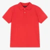 Mayoral Boys Red Cotton Polo Shirt