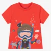 Mayoral Boys Red Scuba T-Shirt
