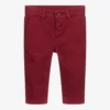 Mayoral Boys Red Slim Fit Trousers