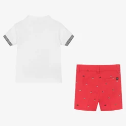 Mayoral Boys Red & White Cotton Shorts Set -Outlet Little Gents Set Store mayoral boys red white cotton shorts set 497172 229001ffe72e646147d6b4666ecd164285a4df7d