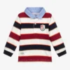 Mayoral Boys Striped Jersey Polo Shirt