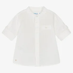 Mayoral Boys White Cotton & Linen Shirt 5 Mayoral Boys White Cotton & Linen Shirt -Outlet Little Gents Set Store mayoral boys white cotton linen shirt 497320 d12ff1f5735b1786ec97395545d293c984a091e0