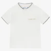 Mayoral Boys White Cotton Piqué Top