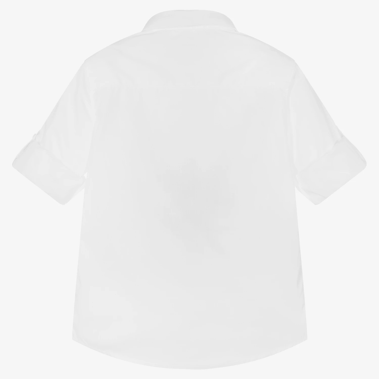Mayoral Boys White Cotton Shirt 2 Mayoral Boys White Cotton Shirt - Image 2
