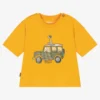 Mayoral Boys Yellow Cotton Safari T-Shirt