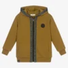 Mayoral Green Hooded Zip-Up Top